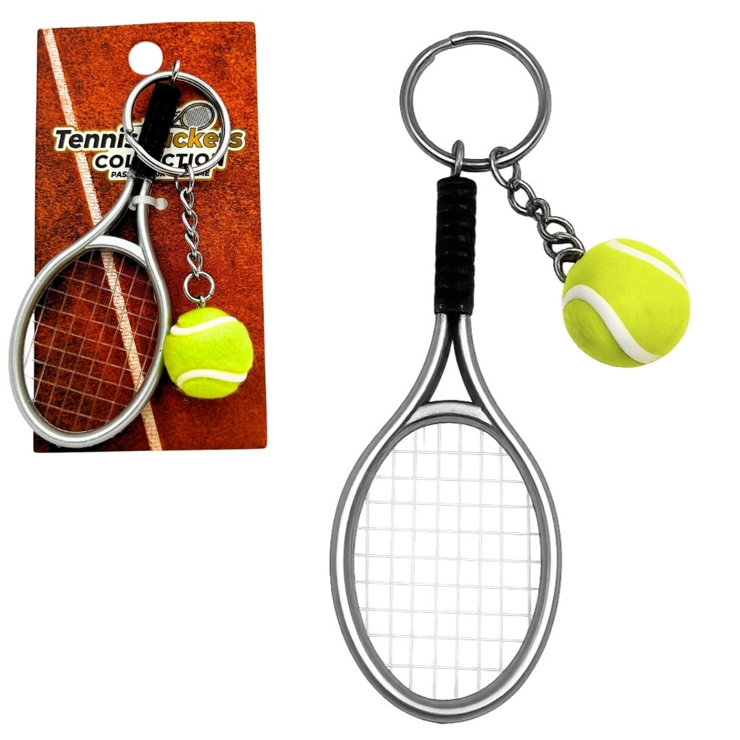 Sport-Schlüsselanhänger Tennisschläger – Geschenk für Tennisspieler - TRK-004