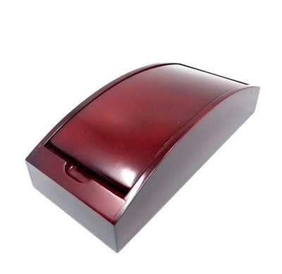 Personalisierte Holzkiste 21 x 9 x 5,5 cm in Kirschfarbe