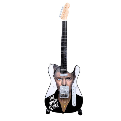Mini-Sammlergitarre David Bowie MGT-8976 mit Gravur  