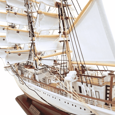 Exklusives Segelschiffmodell des Schiffs Dar Młodzieży XXL 71 cm, Möglichkeit zur Personalisierung durch Gravur