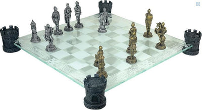Ritter-Schach 42x42 cm mit Gravur