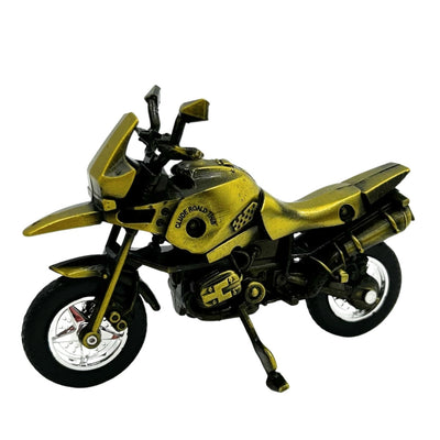 Metall-Motorradmodell HJ1 in Dunkelgrün mit personalisierbarer Gravur