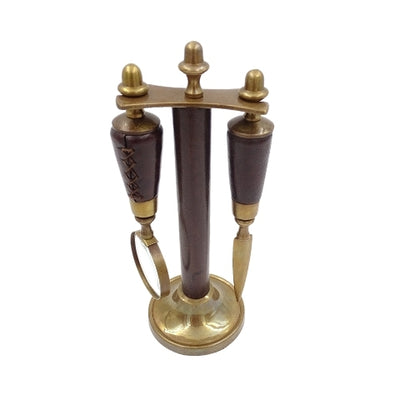 Schreibtischset mit Lupe und Brieföffner MIS-0742 mit Gravurpersonalisierung, elegante Lederfassung, ideal als Geschenk, Maße: 18 x 7,5 x 3,5 cm (Lupe), 18 x 3,5 x 3,5 cm (Brieföffner)