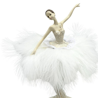 Spieluhr Ballerina Schneekönigin beweglich 23,5 cm mit Gravur