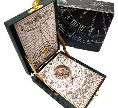 Sonnenuhr mit Kompass Kepler-Diptychon