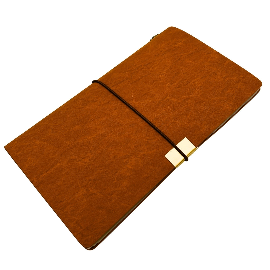 Leder-Reisetagebuch mit personalisierter Gravur  
