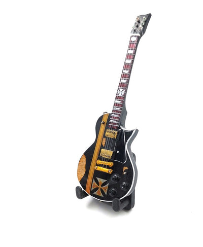 Mini-Sammlergitarre 15 cm im Stil von James Hetfield mit Gravurmöglichkeit