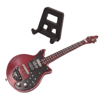 Mini-Gitarre 15 cm im Stil von Brian May mit Gravurmöglichkeit