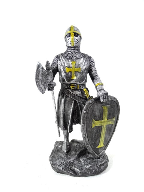 Ritterfigur - Kreuzritter 18 cm mit der Möglichkeit einer personalisierten Gravur