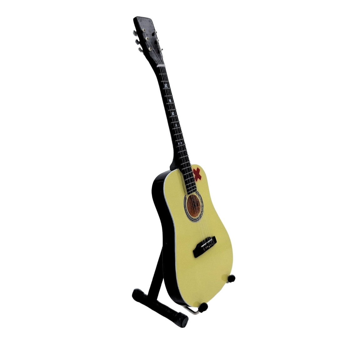 Mini-Gitarre Ed Sheeran 27,5 cm aus Mahagoni mit der Möglichkeit der Personalisierung durch Gravur