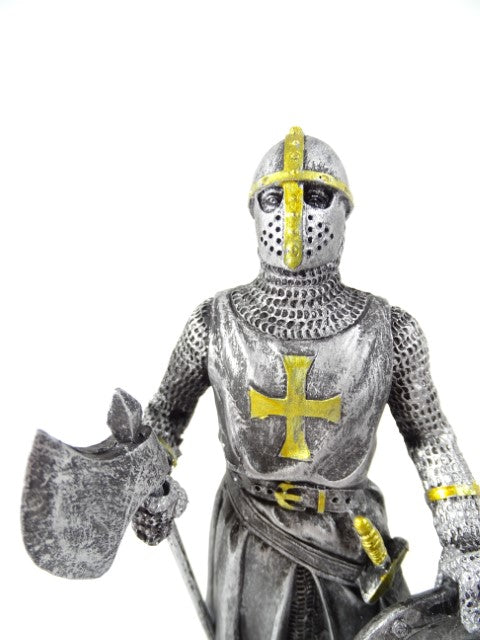 Ritterfigur - Kreuzritter 18 cm mit der Möglichkeit einer personalisierten Gravur
