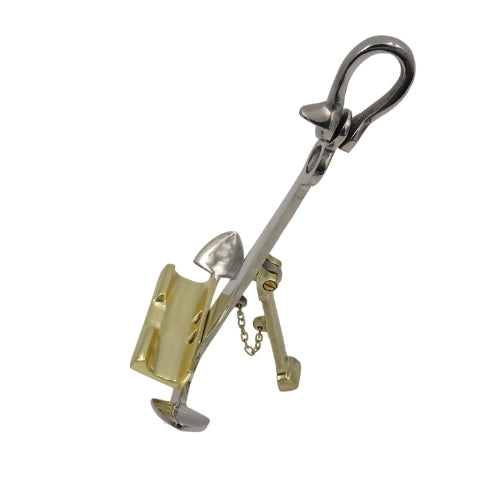 Smartphone-Ständer Anker MT201 mit Metallfinish, personalisierbare Gravur, ideales Geschenk für Segler, Höhe 25 cm, Breite 16 cm