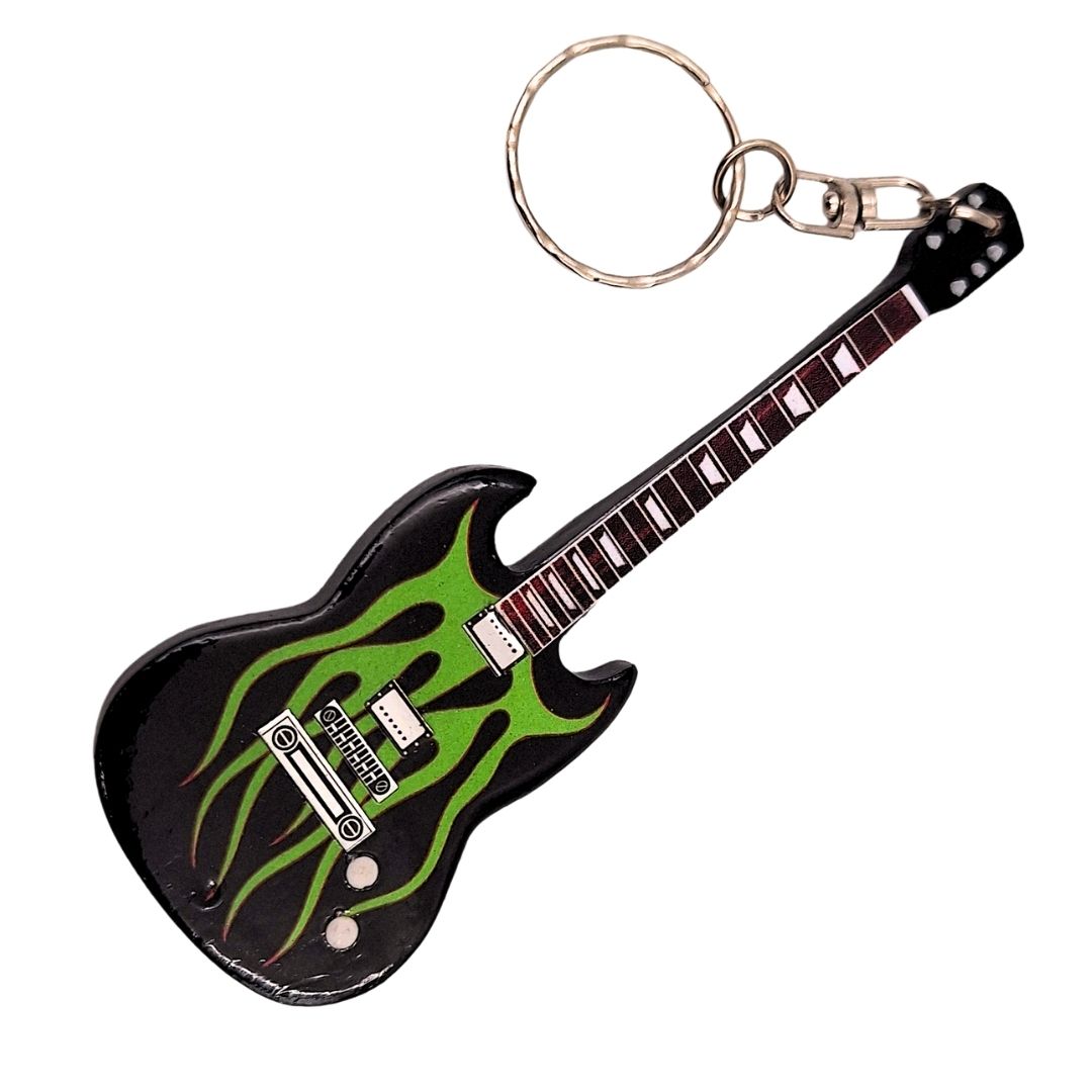 Holz-Schlüsselanhänger Gitarre Metallica James Hetfield Grynch Heavy Metal – EGK-1211