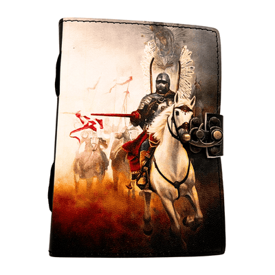 Leder-Notizbuch Husaria Patriotisch mit Gravur