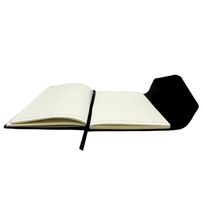 Elegantes Premium-Geschenkset mit Personalisierung – Leder-Notizbuch A5, Kugelschreiber und 16GB USB-Stick in schwarz-goldener Box
