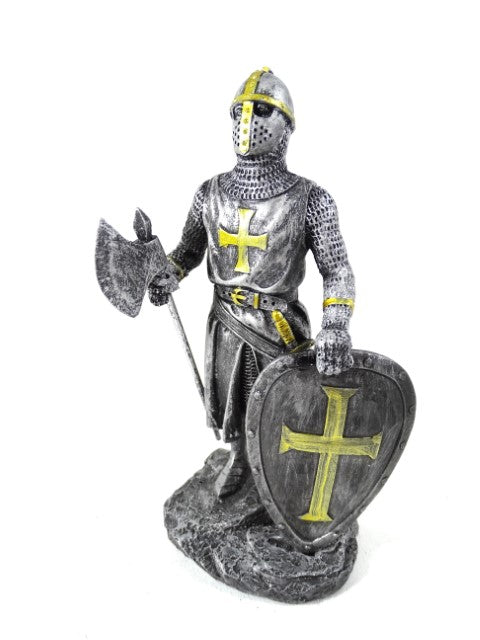 Ritterfigur - Kreuzritter 18 cm mit der Möglichkeit einer personalisierten Gravur
