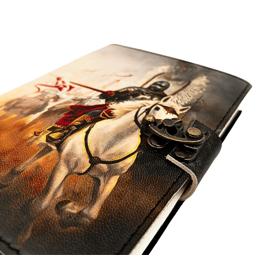 Leder-Notizbuch Husaria Patriotisch mit Gravur