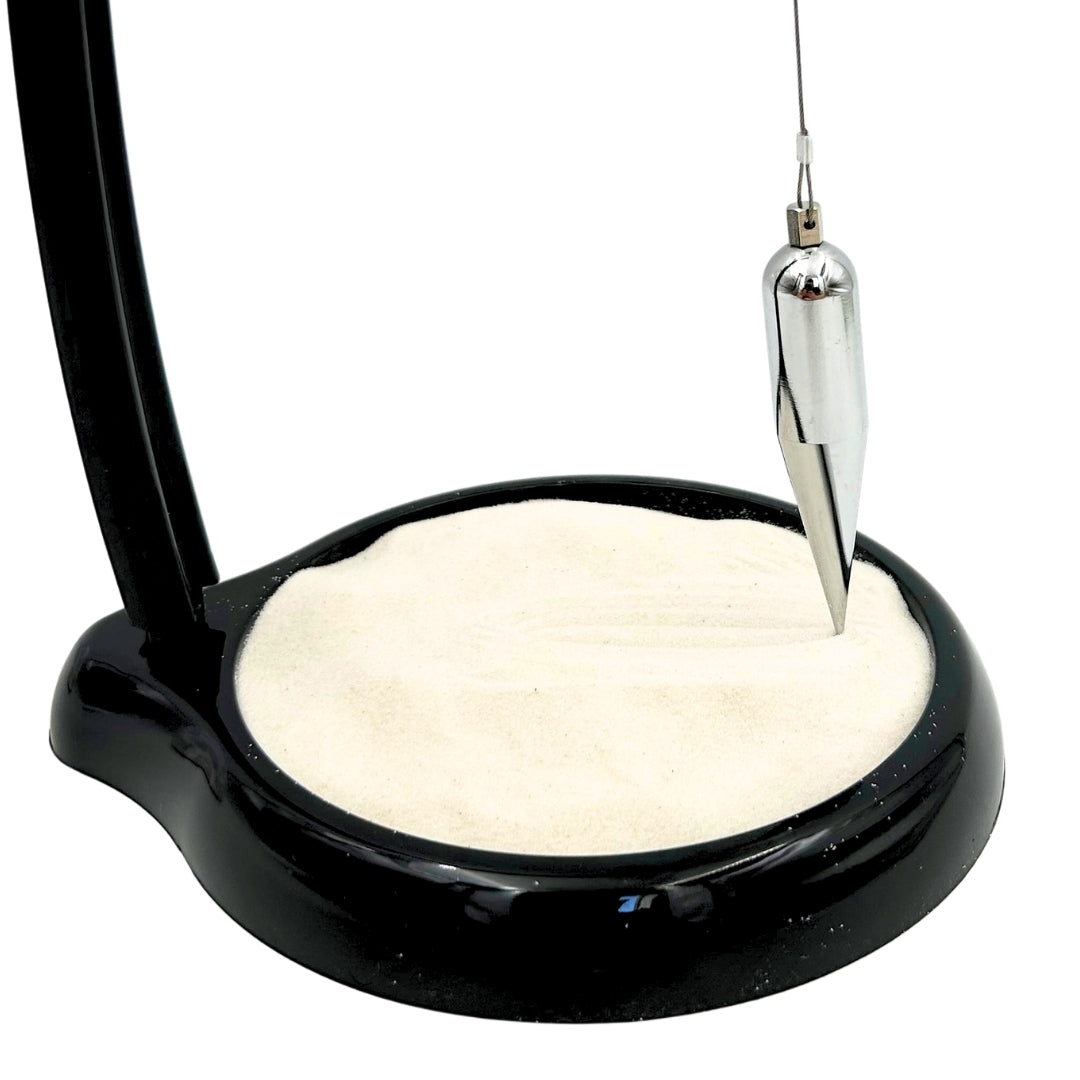 Sandpendel mit Gravur - Inspirierende 38 cm Dekoration mit kinetischem Sand