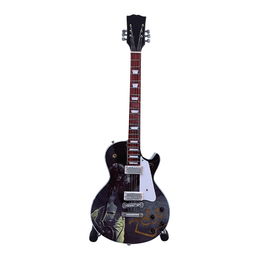 Mini-Gitarre Led Zeppelin Jimi Page MGT-8624 mit Gravur  