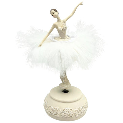 Spieluhr Ballerina Schneekönigin beweglich 23,5 cm mit Gravur