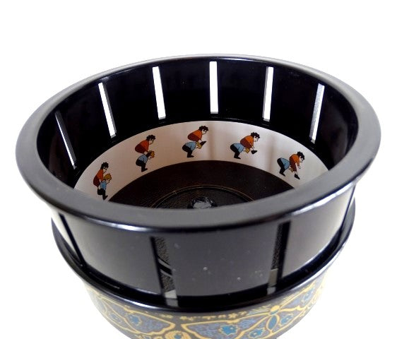 Zoetrop H68 – Filmprojektor aus dem 19. Jahrhundert mit personalisierbarer Gravur, ideal als Geschenk – Höhe 19 cm, klassisches Design zur Wohnraumdekoration