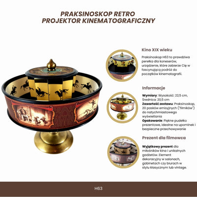 Retro-Praksinoskop H63 mit personalisierbarer Gravur