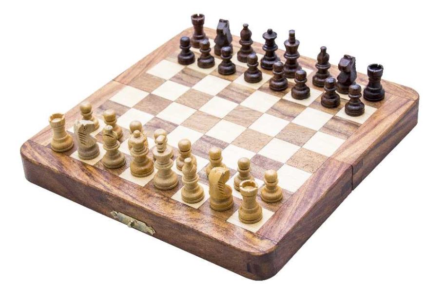Holz-Magnet-Schach G201Z mit Gravurmöglichkeit zur Personalisierung