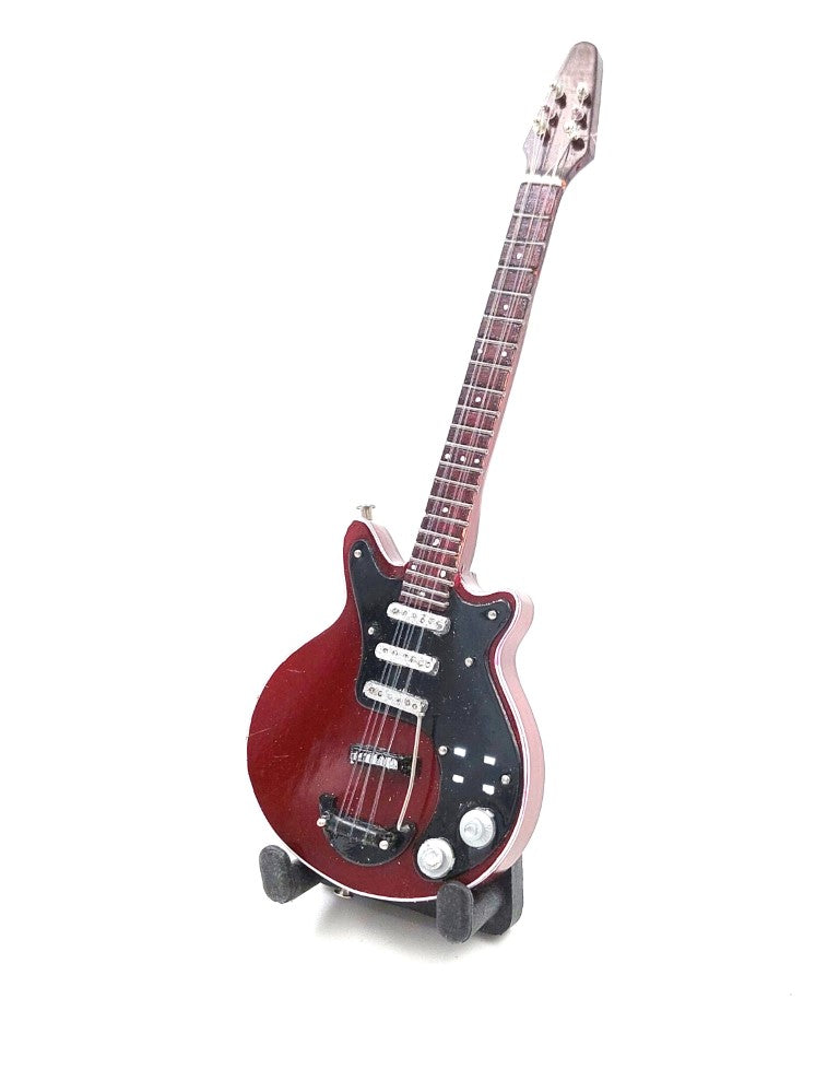 Mini-Gitarre 15 cm im Stil von Brian May mit Gravurmöglichkeit