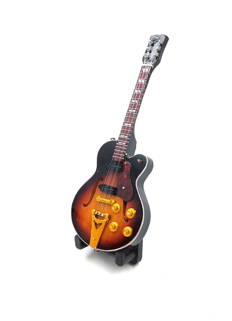 Mini-Gitarre 15 cm BMG-011 im Stil von Elvis Presley mit Gravurmöglichkeit