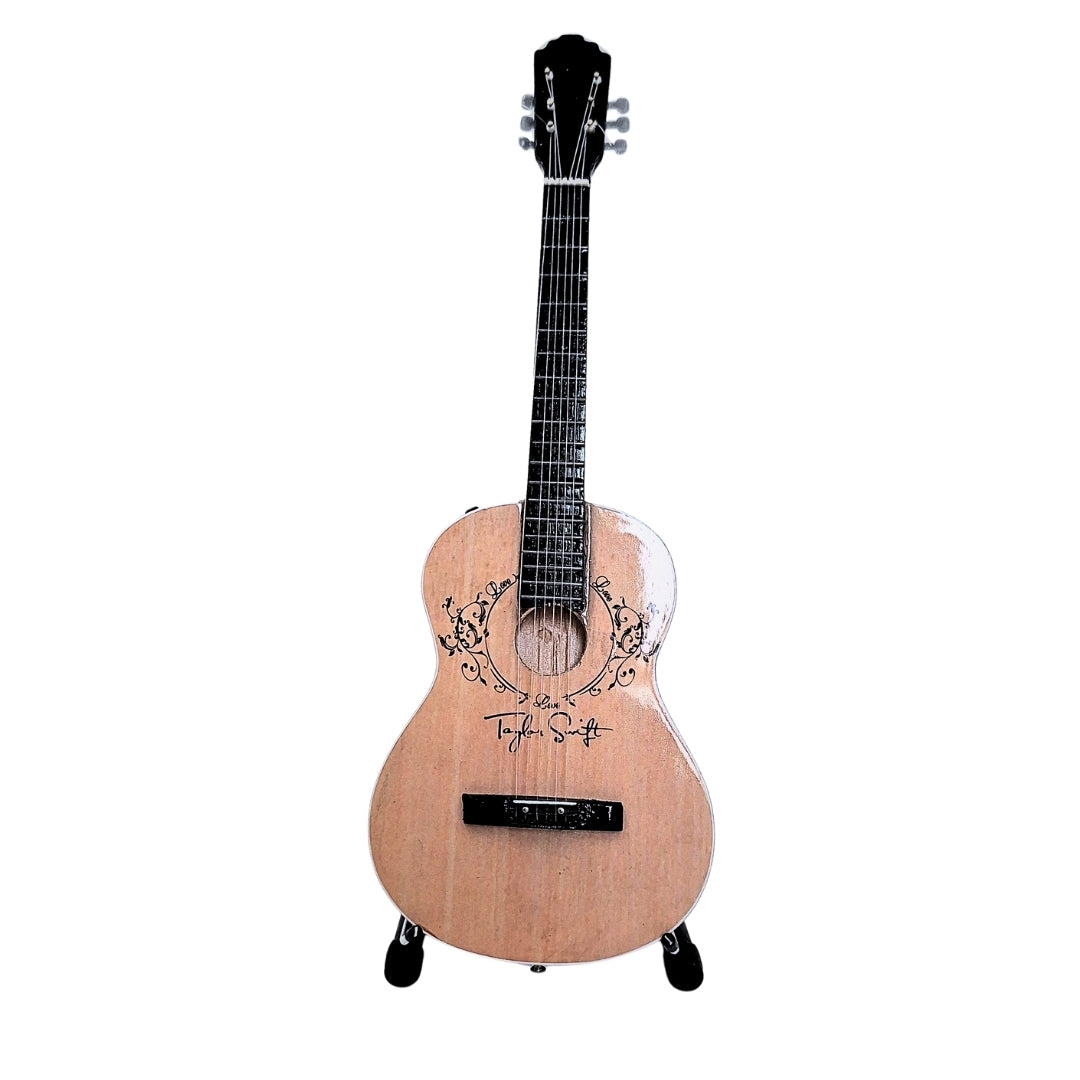 Mini-Gitarre Taylor Swift MGT-8938 mit Gravur  