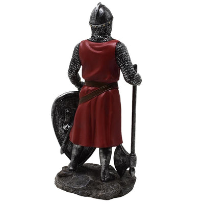 Figur Kreuzritter 18,5 cm aus Polyresin mit personalisierbarer Gravur