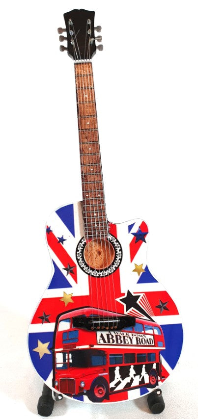 Mini-Sammlergitarre The Beatles