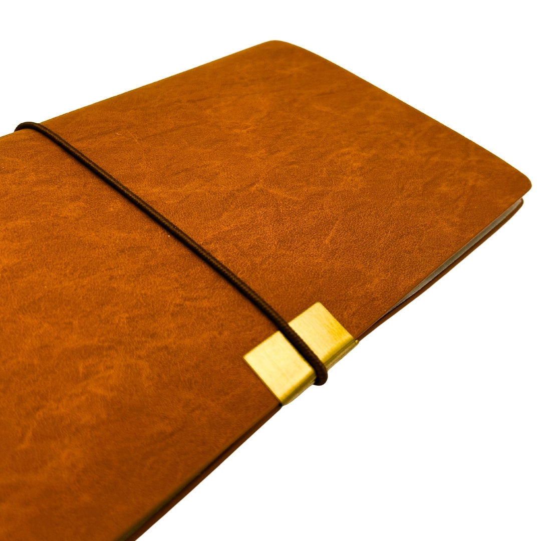 Leder-Reisetagebuch mit personalisierter Gravur  