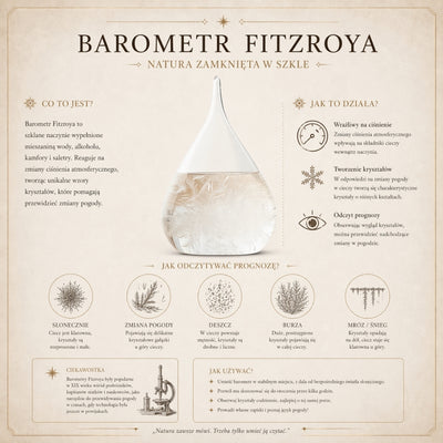 Fitzroy Sturm-Barometer im Holzrahmen – Tropfen Storm Glass mit Gravur-Personalisierung – ideales Geschenk für jeden Anlass – elegante Wetterstation im modernen Stil mit Kristallen, die auf Wetteränderungen reagieren  