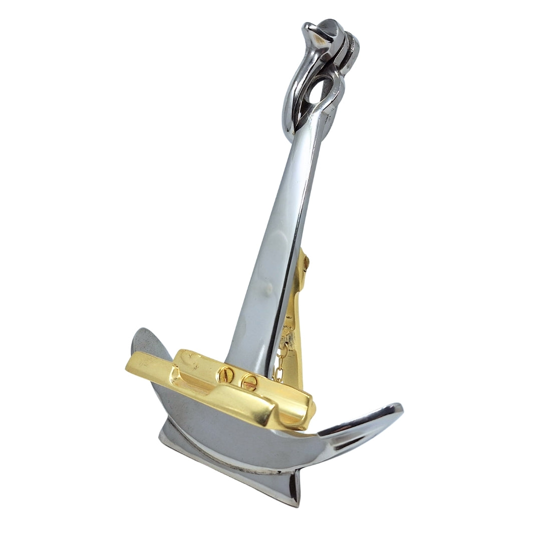 Smartphone-Ständer Anker MT201 mit Metallfinish, personalisierbare Gravur, ideales Geschenk für Segler, Höhe 25 cm, Breite 16 cm