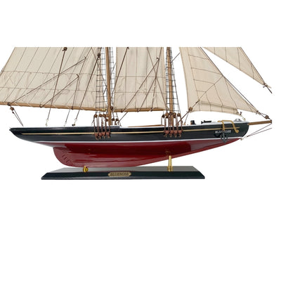 Modell des Segelschiffs Bluenose 80 cm mit Personalisierung durch Gravur