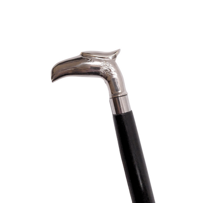 Eleganter Holzstock mit Adlerkopf DNU-013