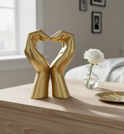 Goldene dekorative Glamour-Figur