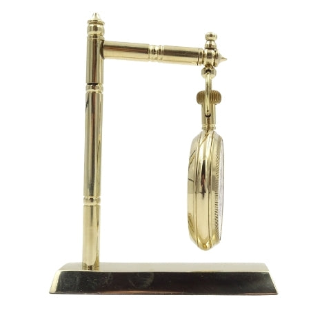 Maritimer Messinguhr für den Schreibtisch NC2126 mit Gravurmöglichkeit, 12 cm Höhe, ideales Geschenk für Segelliebhaber mit Anker- und Segelschiff-Motiv