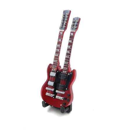 Mini-Gitarre 15 cm BMG-020 im Stil von Jimmy Page mit Gravurmöglichkeit