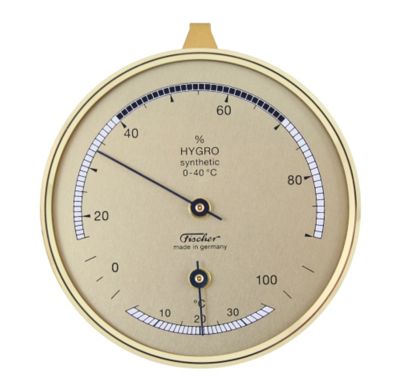 Hygrometer und Thermometer für Zuhause Fischer 123TMS mit Gravurpersonalisierung