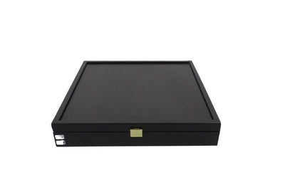 Exklusives Messing-Schachspiel Staunton S32BLA 28x28 cm mit individueller Gravurmöglichkeit  