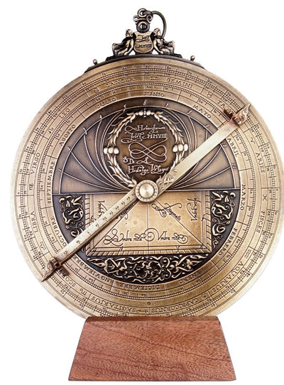 Großes europäisches Astrolabium H35 mit Gravur