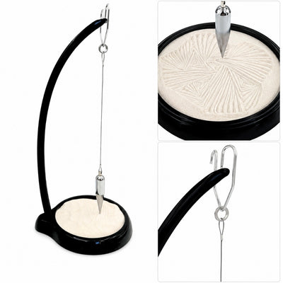 Sandpendel mit Gravur - Inspirierende 38 cm Dekoration mit kinetischem Sand