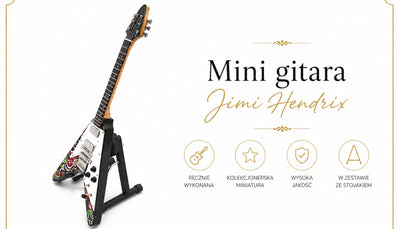 Mini-Gitarre Jimi Hendrix - Psychedelic F. V - MGT-1182