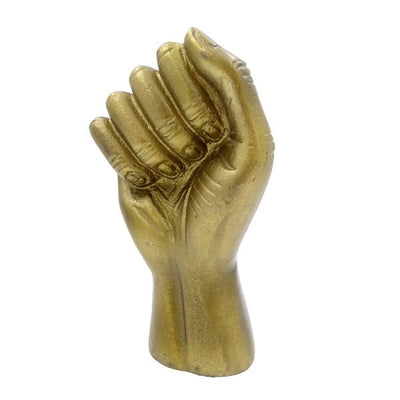 Dekorative Aluminium-Figur „Geballte Faust“ 18 cm mit personalisierbarer Gravur