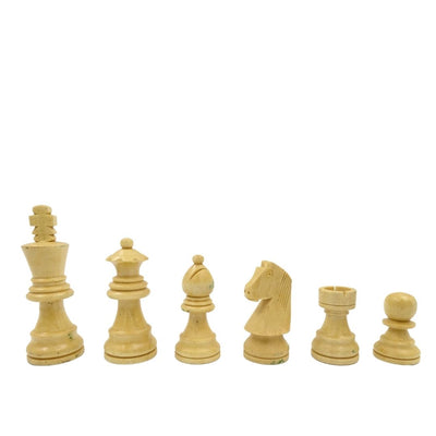 Holzschach 40x40 cm mit Gravur – klappbares Schachbrett aus indischem Palisander in Braun-Beige