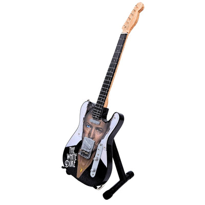 Mini-Sammlergitarre David Bowie MGT-8976 mit Gravur  