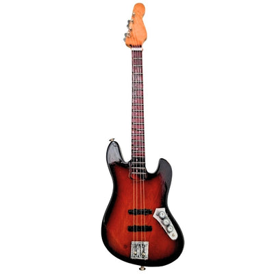 Dekorative Mini-Gitarre 15 cm auf Ständer mit Möglichkeit zur Personalisierung durch Gravur