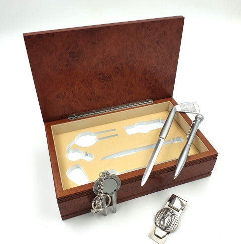 Geschenkset für Golf-Liebhaber mit Personalisierungsoption